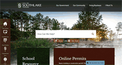Desktop Screenshot of cityofsouthlake.com
